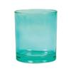 Bright Teal CYLNDR Clear Glass 4" (6PC) - Home Decor - 6 Pieces view 1