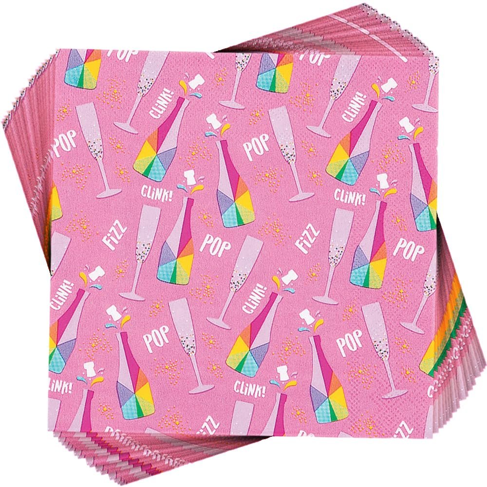 Fun Express Bachelorette Bash Lunch Napkin - Party Supplies - 16 Pieces