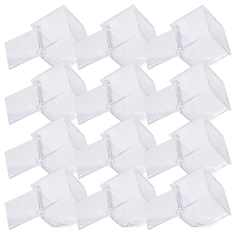 Fun Express Hinged Clear Plastic Favor Box Elegant Durable Party Favor Boxes for Weddings Baby Showers Birthdays and Special Events Perfect for Gifts and Treats Reusable Easy-to-Use 12 Pieces