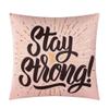 Chic Home Shefield Geometric Gold Tone Metallic Lattice Pattern Print Bedding-Decorative Pillows Shams Included, King, Blush view 3