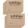 Fun Express Well Wishes for The Bride Stationery Set of Elegant Wedding Guest Cards Perfect Thoughtful Messages & Signatures Ideal for Bridal Showers Weddings or Special Occasions 4" x 6" 24 Pieces view 1