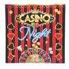 Fun Express Casino Night Backdrop Banner - Perfect Party Decor for Casino Themed Events Poker Nights or Las Vegas Inspired Celebrations - Great for Creating an Exciting Atmosphere - 1 Piece view 1