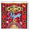 Fun Express Casino Night Backdrop Banner - Perfect Party Decor for Casino Themed Events Poker Nights or Las Vegas Inspired Celebrations - Great for Creating an Exciting Atmosphere - 1 Piece view 3