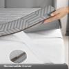 BedStory Firm Mattress Topper Queen - 3 Inch Hard Mattress Topper for Back Pain Relief - High Density Memory Foam, CertiPUR-US Certified view 4