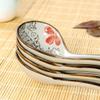 Professional Ladle/Soup Ladle Reusable Serving Soup Spoons Ladle,Ceramics Soup Spoons - 4 Piece Set Steel Ladle (Color : C) view 4
