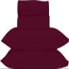 1000 Thread Count Egyptian Cotton Sheets Set King Size, 100% Cotton 4 Pc Bed Sheet, Luxury Hotel Cooling Sheets, Breathable Soft Smooth Sateen Weave, 18 Inch Deep Pocket, Burgundy King Sheet view 1