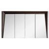 Fine Fixtures Imperial Collection Surface Mount 48" Bathroom Medicine Cabinet, Ebony Wave view 3