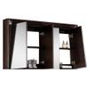 Fine Fixtures Imperial Collection Surface Mount 48" Bathroom Medicine Cabinet, Ebony Wave view 4
