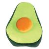 Beistle Set of 6 Green and Orange Plush Avocado Costume Party Hat 12" view 1