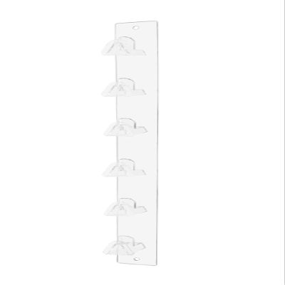 Marketing Holders 4 Pack Hanging Eyewear Sunglasses Holder 6 Pair Wall Mount with Hardware Pharmacies Supermarkets Gift Shops Beach Wear Easy Access Clear Acrylic