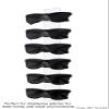 Marketing Holders 4 Pack Hanging Eyewear Sunglasses Holder 6 Pair Wall Mount with Hardware Pharmacies Supermarkets Gift Shops Beach Wear Easy Access Clear Acrylic view 4