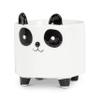 Abbott Collection 27-MINIKIN-353 Sm Panda on Legs Planter-3.5" H, 3.5 inches H, White/Black view 2