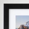 Frame It Easy 7 x 11 Black Natural WoodFrame (Dayton) with Matting view 2