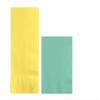 Converting Paper Bulk Party Napkin Bundle, 100 Light Yellow Dinner and 200 Mimosa Yellow Beverage/Cocktail Paper Napkins, Box of 300 Napkins view 1