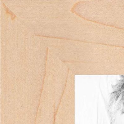 ArtToFrames 12x36 Inch Brown Picture Frame, This 1.25 Inch Custom Wood Poster Frame is Hard Maple - Comes with Economy Acrylic and Corrugated Backing (2WOM83626-410-12x36)