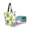 Avocado Pattern Canvas Tote Bag Reusable Grocery Bags Tote Carrying Bag with Handles view 4