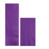 Converting Paper Bulk Party Napkin Bundle, 100 Amethyst Purple Dinner and 200 Amethyst Beverage/Cocktail Paper Napkins, Box of 300 Napkins view 1