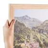 ArtToFrames 7x12 Inch Brown Picture Frame, This 1.25 Inch Custom Wood Poster Frame is Red Oak - Comes with Regular Glass and Corrugated Backing (2WOM83626-400-7x12) view 1