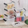 Anbers 3 Quart Small Clear Storage Box with Lid, Set of 6 view 4