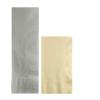 Converting Paper Bulk Party Napkin Bundle, 100 Silver Dinner and 200 Ivory Beverage/Cocktail Paper Napkins, Box of 300 Napkins view 1