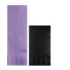 Converting Paper Bulk Party Napkin Bundle, 100 Lavender Dinner and 200 Black Beverage/Cocktail Paper Napkins, Box of 300 Napkins view 1