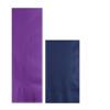 Converting Paper Bulk Party Napkin Bundle, 100 Amethyst Purple Dinner and 200 Navy Blue Beverage/Cocktail Paper Napkins, Box of 300 Napkins view 1