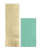Converting Paper Bulk Party Napkin Bundle, 100 Ivory Dinner and 200 Mint Green Beverage/Cocktail Paper Napkins, Box of 300 Napkins view 1