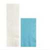 Converting Paper Bulk Party Napkin Bundle, 100 White Dinner and 200 Pastel Blue Beverage/Cocktail Paper Napkins, Box of 300 Napkins view 1