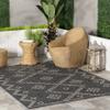 nuLOOM Julieta Diamonded Helix Indoor/Outdoor Area Rug, 5x8, Grey view 1