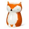 Abbott Collection Mini Sitting Fox Planter/Vase - Ceramic, Orange (4" H) view 2