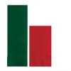 Converting Paper Bulk Party Napkin Bundle, 100 Hunter Green Dinner and 200 Red Beverage/Cocktail Paper Napkins, Box of 300 Napkins view 1