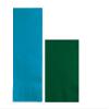 Converting Paper Bulk Party Napkin Bundle, 100 Turquoise Blue Dinner and 200 Hunter Green Beverage/Cocktail Paper Napkins, Box of 300 Napkins view 1