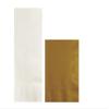 Converting Paper Bulk Party Napkin Bundle, 100 White Dinner and 200 Gold Beverage/Cocktail Paper Napkins, Box of 300 Napkins view 1