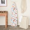 Juvale Ironing Board Cover & Pad - Standard Size 15 x 54 in, Multicolor Floral Print - Extra-Thick Laminated Cotton & Foam Padding with Drawstring Fit - Slip-On Iron Board Cover view 2