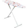 Juvale Ironing Board Cover & Pad - Standard Size 15 x 54 in, Multicolor Floral Print - Extra-Thick Laminated Cotton & Foam Padding with Drawstring Fit - Slip-On Iron Board Cover view 4