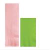 Converting Paper Bulk Party Napkin Bundle, 100 Classic Pink Dinner and 200 Lime Green Beverage/Cocktail Paper Napkins, Box of 300 Napkins view 1