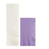 Converting Paper Bulk Party Napkin Bundle, 100 White Dinner and 200 Lavender Beverage/Cocktail Paper Napkins, Box of 300 Napkins view 1