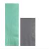 Converting Paper Bulk Party Napkin Bundle, 100 Mint Green Dinner and 200 Gray Beverage/Cocktail Paper Napkins, Box of 300 Napkins view 1
