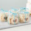Juvale Clear Favor Boxes - 50-Pack 3 x 3 x 3 in Transparent Plastic Square - Clear Dessert & Treat Containers for Smores & Packaging view 2