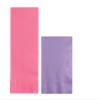 Converting Paper Bulk Party Napkin Bundle, 100 Candy Pink Dinner and 200 Lavender Beverage/Cocktail Paper Napkins, Box of 300 Napkins view 1