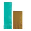Converting Paper Bulk Party Napkin Bundle, 100 Teal Green Dinner and 200 Gold Beverage/Cocktail Paper Napkins, Box of 300 Napkins view 1