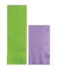 Converting Paper Bulk Party Napkin Bundle, 100 Lime Green Dinner and 200 Lavender Beverage/Cocktail Paper Napkins, Box of 300 Napkins view 1