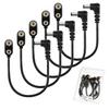 CHANZON UL Wires 9v Battery Power Supply Clip with 2.1mm x 5.5mm Right Angle Male DC Connector Plug Adapter I-Type Plastic Holder 5pcs kit for Arduino LED Strip view 1