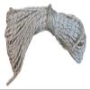 5/16 Inch Double Braid Polyester Rope, White with Black Tracer (200) view 1