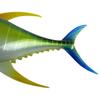 28" Yellowfin Tuna Saltwater Fish Wall Mount Trophy Taxidermy Hand Painted Hanging Plaque view 4