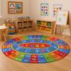 KC Cubs ABC Alphabet, Numbers and Shapes Educational Learning & Fun Game Play Area Non Slip Boy & Girl Kids Rug Carpet for Children Bedroom, Toddler Classroom & Baby Playroom Mat, Playtime Activity view 4
