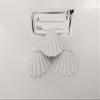 AMERRY 10 Pcs Table Card Holder - White Shell Conch Place Card Holders for Dinner, Wedding, Birthday, Farmhouse Gathering Decorations view 1