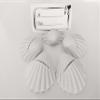 AMERRY 10 Pcs Table Card Holder - White Shell Conch Place Card Holders for Dinner, Wedding, Birthday, Farmhouse Gathering Decorations view 2