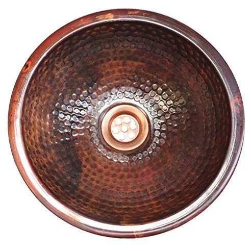 Oil Rubbed Rustic Small Copper Sink