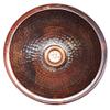 Oil Rubbed Rustic Small Copper Sink view 1